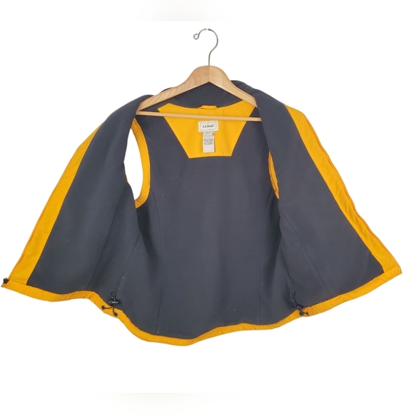 Vntg L.L. Bean Women's Vest. Yellow. LG - Picture 6 of 10
